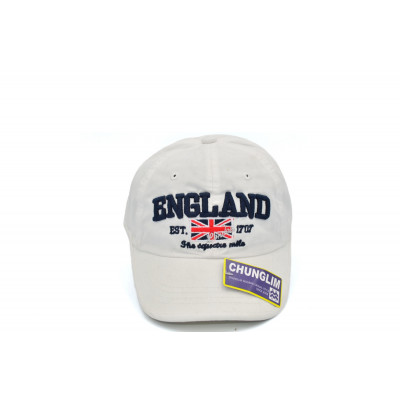 Бейсболка Chung Lim England 56-58 см KE K1907-248 Біла