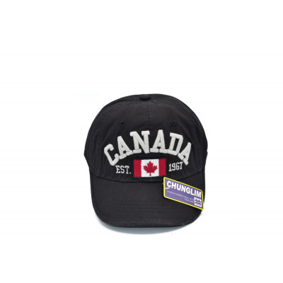 Бейсболка Chung Lim Canada 56-58 см KE K1907-250 Чорна