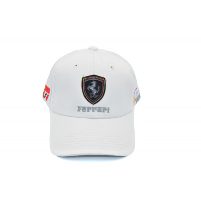 Кепка Sport Line Ferrari 56-59 см KE K1907-178 Біла