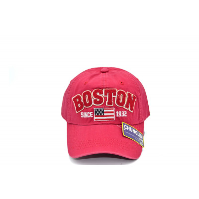 Бейсболка Chung Lim Boston 56-58 см KE K1907-245 Червона