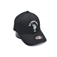 Кепка без регулятора (фулка) Classic U.S. Polo Assn. 55-57, 57-59 см KE F1901-91 Чорна