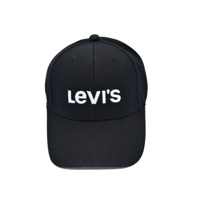 Кепка без регулятора (фулка) Classic Levi's 55-57 см KE F2001-1 Чорна