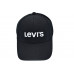 Кепка без регулятора (фулка) Classic Levi's 55-57 см KE F2001-1 Чорна