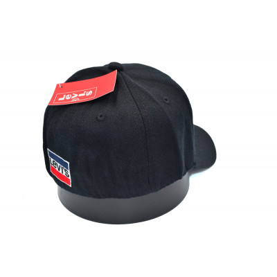 Кепка без регулятора (фулка) Classic Levi's 55-57 см KE F2001-1 Чорна
