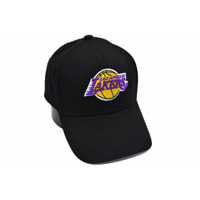 Кепка без регулятора (фулка) Flexfit LA Lakers 56-58 см KE F1901-131 Чорна