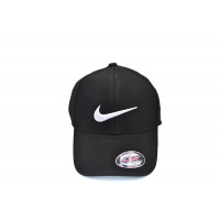 Кепка без регулятора (фулка) Flexfit Nike 56-58 см KE F1901-1 Чорна