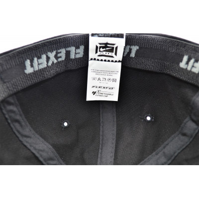 Кепка без регулятора (фулка) Flexfit Nike 56-58 см KE F1901-1 Чорна