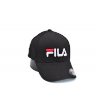 Кепка без регулятора (фулка) Flexfit Fila 56-58 см KE F1901-11 Чорна