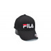 Кепка без регулятора (фулка) Flexfit Fila 56-58 см KE F1901-11 Чорна