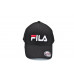 Кепка без регулятора (фулка) Flexfit Fila 56-58 см KE F1901-11 Чорна
