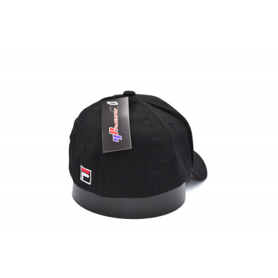 Кепка без регулятора (фулка) Flexfit Fila 56-58 см KE F1901-11 Чорна