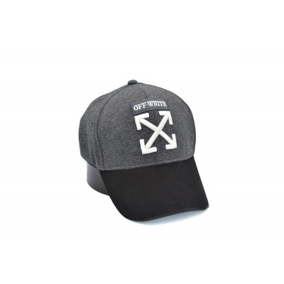 Кепка без регулятора (фулка) Flexfit Off-White 56-58 см KE F1901-52 Темно-сіра