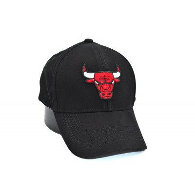 Кепка без регулятора (фулка) Flexfit Chicago Bulls 56-58 см KE F1901-62 Чорна