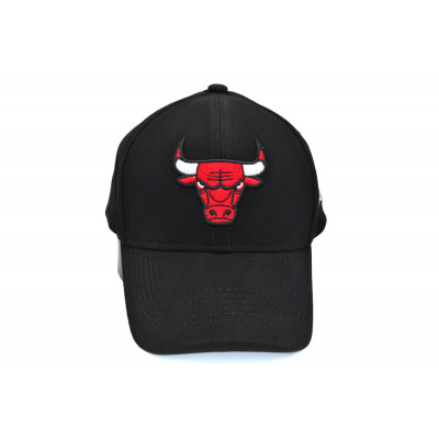 Кепка без регулятора (фулка) Flexfit Chicago Bulls 56-58 см KE F1901-62 Чорна