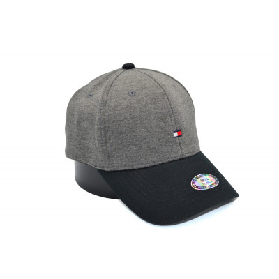 Кепка без регулятора (фулка) Classic Tommy Hilfiger 55-57, 57-59 см KE F1901-112 Темно-сіра