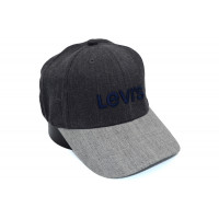 Кепка без регулятора (фулка) Classic Levi's 55-57 см KE F2001-2 Темно-сіра
