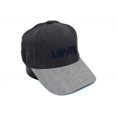 Кепка без регулятора (фулка) Classic Levi's 55-57 см KE F2001-2 Темно-сіра