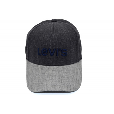 Кепка без регулятора (фулка) Classic Levi's 55-57 см KE F2001-2 Темно-сіра