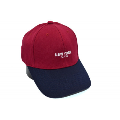 Кепка без регулятора (фулка) NB16 New York Active 55-57 см KE F2001-12 Бордова