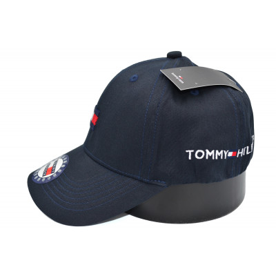 Кепка без регулятора (фулка) Classic Tommy Hilfiger 55-56, 56-58 см KE F1901-162 Темно-синя