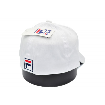 Кепка без регулятора (фулка) Classic Fila 55-56, 56-57 см KE F1901-182 Біла