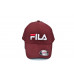 Кепка без регулятора (фулка) Flexfit Fila 56-58 см KE F1901-12 Бордова