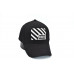 Кепка без регулятора (фулка) Flexfit Off-White 56-58 см KE F1901-22 Чорна
