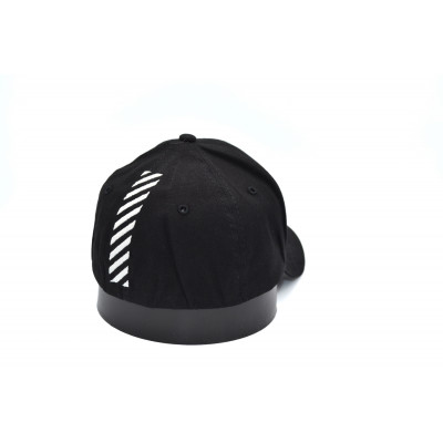 Кепка без регулятора (фулка) Flexfit Off-White 56-58 см KE F1901-22 Чорна