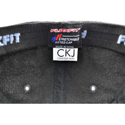 Кепка без регулятора (фулка) Flexfit Calvin Klein 56-58 см KE F1901-43 Темно-сіра