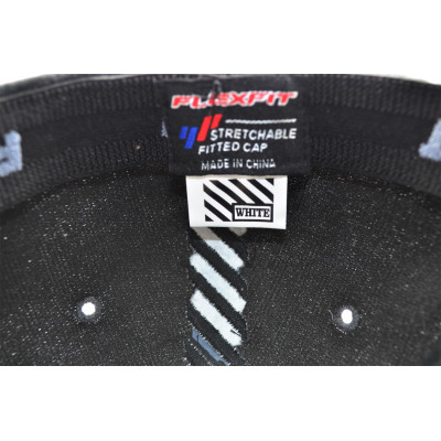Кепка без регулятора (фулка) Flexfit Off-White 56-58 см KE F1901-53 Темно-сіра