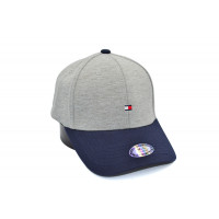 Кепка без регулятора (фулка) Classic Tommy Hilfiger 55-57, 57-59 см KE F1901-113 Світло-сіра