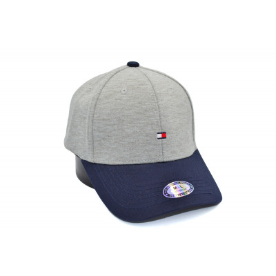Кепка без регулятора (фулка) Classic Tommy Hilfiger 55-57, 57-59 см KE F1901-113 Світло-сіра