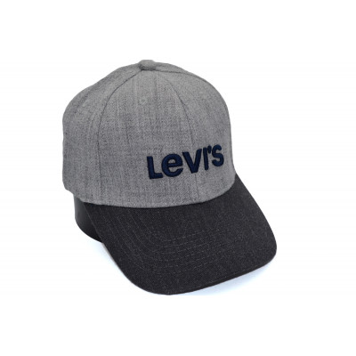 Кепка без регулятора (фулка) Classic Levi's 55-57 см KE F2001-3 Світло-сіра