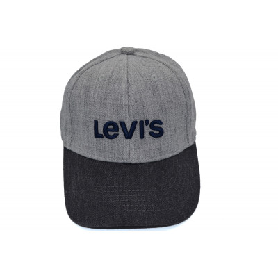 Кепка без регулятора (фулка) Classic Levi's 55-57 см KE F2001-3 Світло-сіра