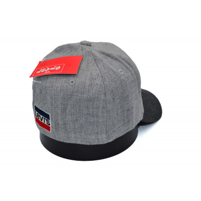 Кепка без регулятора (фулка) Classic Levi's 55-57 см KE F2001-3 Світло-сіра