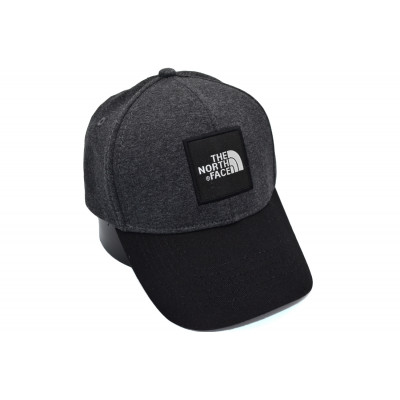 Кепка без регулятора (фулка) Flexfit North Face 56-58 см KE F1901-133 Темно-сіра