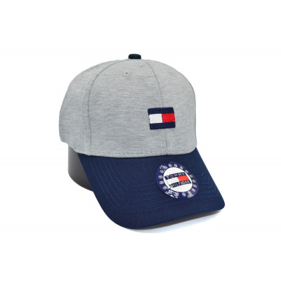 Кепка без регулятора (фулка) Classic Tommy Hilfiger 55-56, 56-58 см KE F1901-163 Світло-сіра