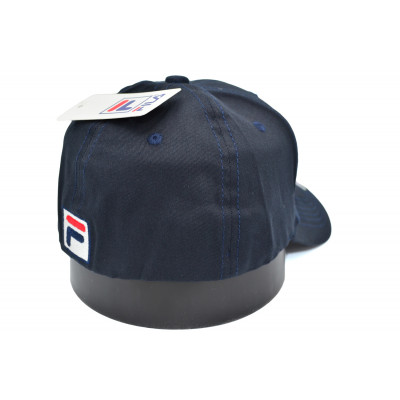 Кепка без регулятора (фулка) Classic Fila 55-56, 56-57 см KE F1901-183 Темно-синя
