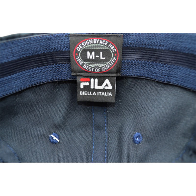 Кепка без регулятора (фулка) Classic Fila 55-56, 56-57 см KE F1901-183 Темно-синя