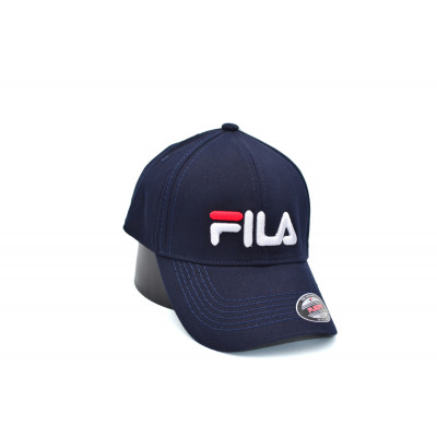 Кепка без регулятора (фулка) Flexfit Fila 56-58 см KE F1901-13 Темно-синя