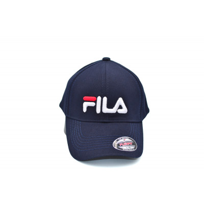 Кепка без регулятора (фулка) Flexfit Fila 56-58 см KE F1901-13 Темно-синя