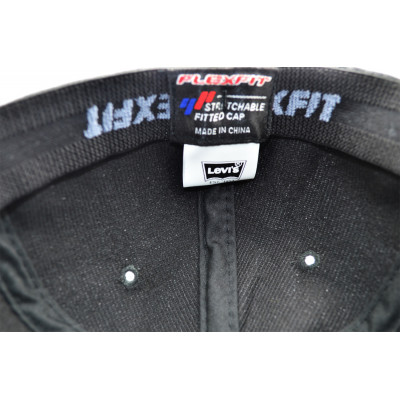Кепка без регулятора (фулка) Flexfit Levi"s 56-58 см KE F1901-23 Темно-сіра