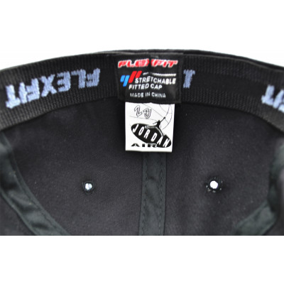 Кепка без регулятора (фулка) Flexfit Jordan 56-58 см KE F1901-34 Чорна