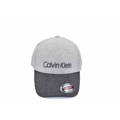 Кепка без регулятора (фулка) Flexfit Calvin Klein 56-58 см KE F1901-44 Світло-сіра