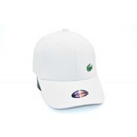 Кепка без регулятора (фулка) Classic Lacoste 57-59 см KE F1901-94 Біла