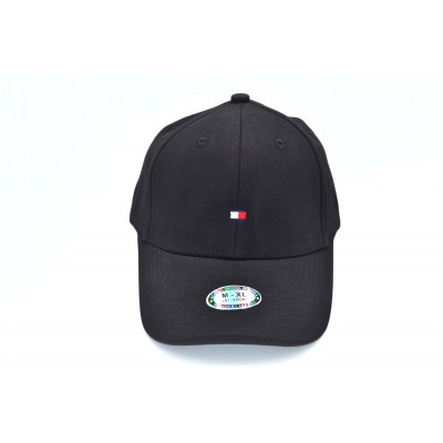 Кепка без регулятора (фулка) Classic Tommy Hilfiger 55-57, 57-59 см KE F1901-114 Чорна
