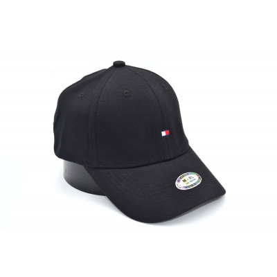Кепка без регулятора (фулка) Classic Tommy Hilfiger 55-57, 57-59 см KE F1901-114 Чорна