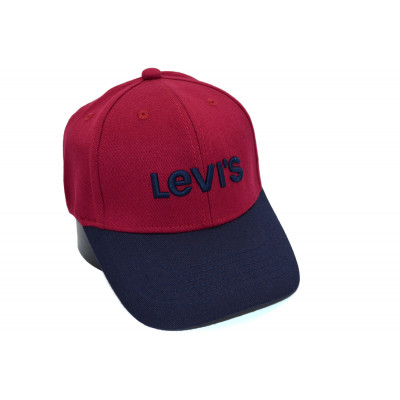 Кепка без регулятора (фулка) Classic Levi's 55-57 см KE F2001-4 Бордова