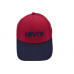 Кепка без регулятора (фулка) Classic Levi's 55-57 см KE F2001-4 Бордова