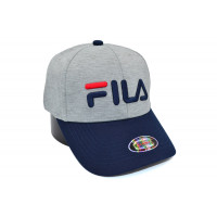 Кепка без регулятора (фулка) Classic Fila 55-56, 56-57 см KE F1901-184 Світло-сіра